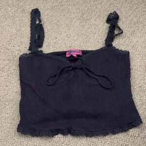 edikted navy going out summer top